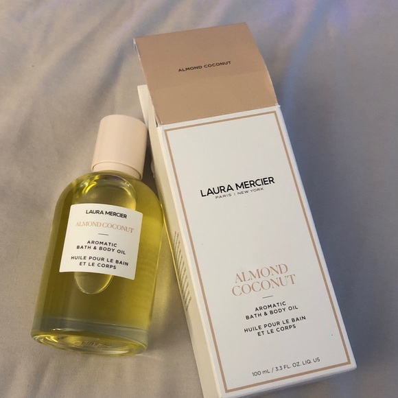 Laura Mercier Almond Coconut Aromatic Bath & Body Oil 100ml NIB - Picture 1 of 12